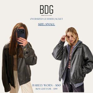 BDG Oversized Leather Jacket
